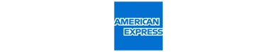 Logo of Americal Express (Amex).