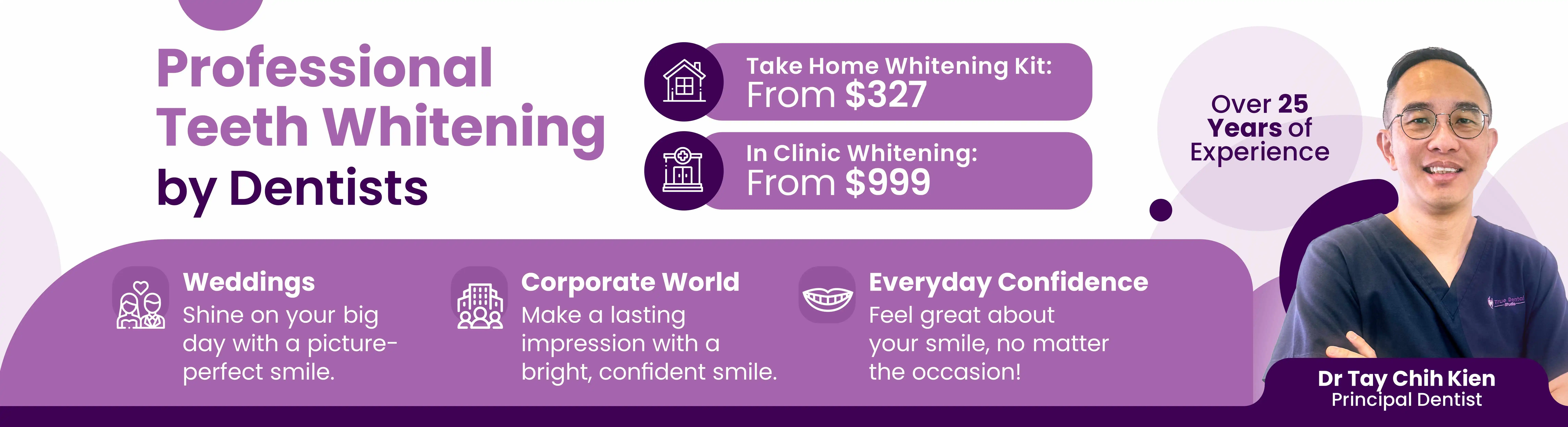Teeth Whitening in Singapore from $327 NETT.